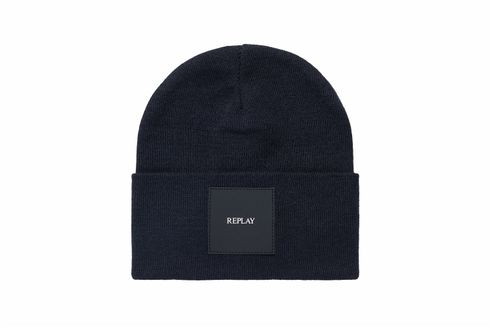 REPLAY Beanie Black / Black