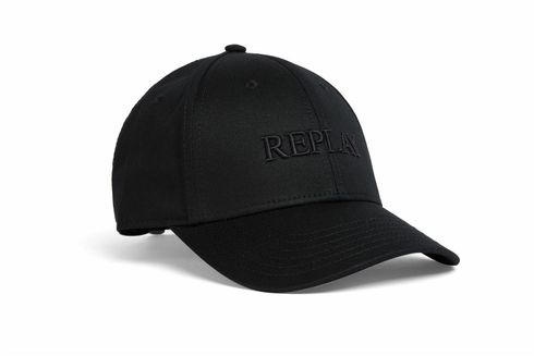 REPLAY Cap Black / Black