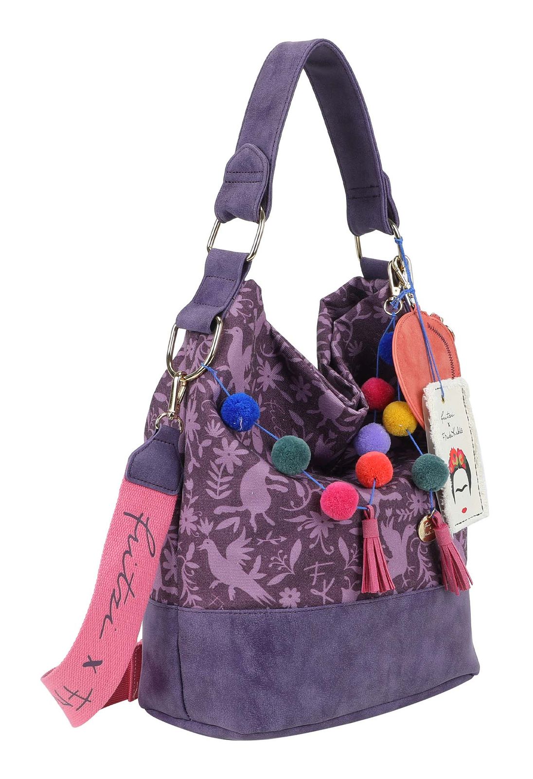 Fritzi aus Preußen Izzy07 Fritzi x Frida Kahlo Limited Canvas Hobo Bag Nature Folk Fritzi aus Preußen Izzy07 Fritzi x Frida Kahlo Limited Canvas Hobo Bag Nature Folk