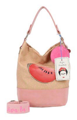 Fritzi aus Preußen Izzy07 Fritzi x Frida Kahlo Limited Canvas Hobo Bag Melon