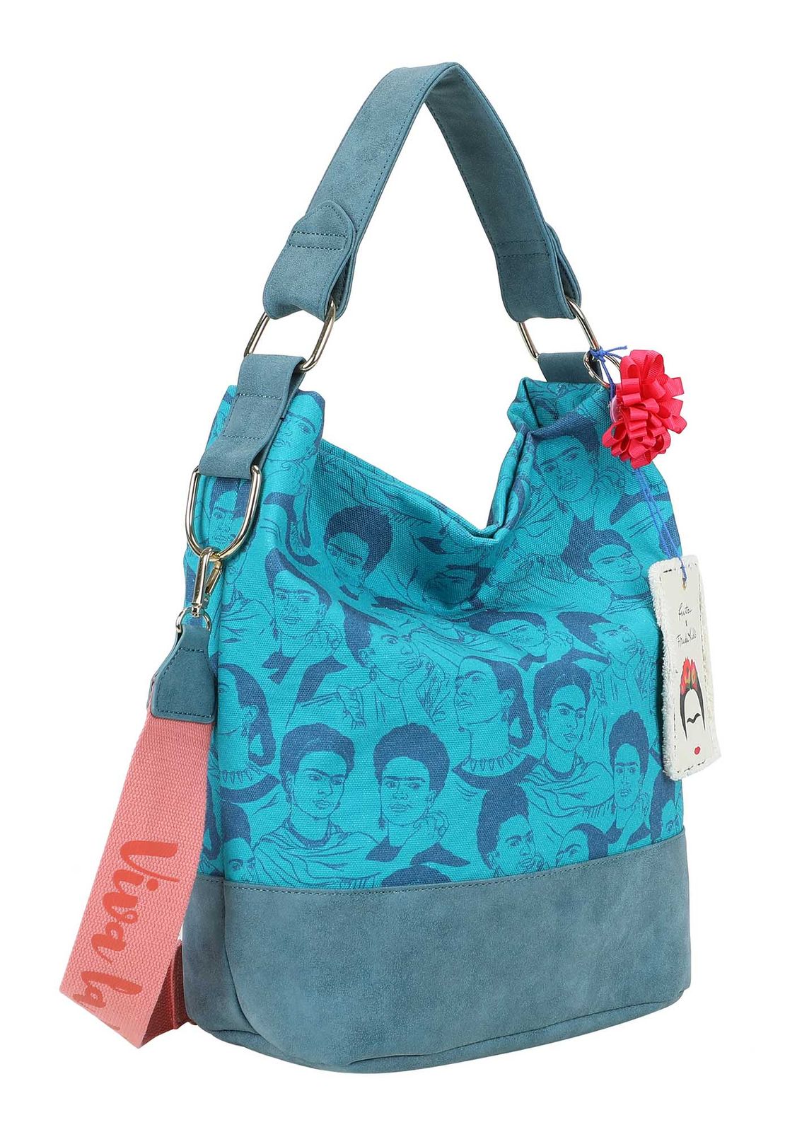 Fritzi aus Preußen Izzy07 Fritzi x Frida Kahlo Limited Canvas Hobo Bag Frida Heads Fritzi aus Preußen Izzy07 Fritzi x Frida Kahlo Limited Canvas Hobo Bag Frida Heads