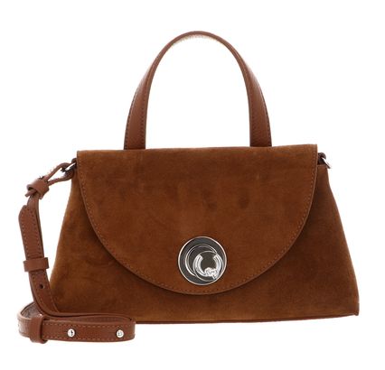 COCCINELLE Nikla Suede Bim Handbag Cognac
