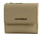 COCCINELLE Metallic Soft Wallet Grained Leather Rosette