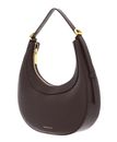 COCCINELLE Whisper Grained Leather Mini Bag Brunette COCCINELLE Whisper Grained Leather Mini Bag Brunette