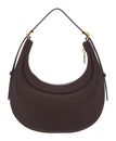 COCCINELLE Whisper Grained Leather Mini Bag Brunette COCCINELLE Whisper Grained Leather Mini Bag Brunette