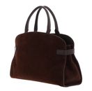 COCCINELLE Sabine Suede Bi Handbag Brunette COCCINELLE Sabine Suede Bi Handbag Brunette