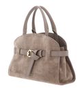 COCCINELLE Sabine Suede Bi Handbag Warm Taupe COCCINELLE Sabine Suede Bi Handbag Warm Taupe
