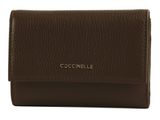 COCCINELLE Metallic Soft Wallet Grainy Leather Brunette COCCINELLE Metallic Soft Wallet Grainy Leather Brunette