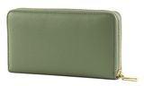 COCCINELLE Metallic Soft Wallet Grained Leather Greenery