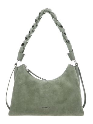 COCCINELLE Double Beat Grained Leather Handbag Greenery