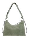 COCCINELLE Suede Bimaterial Shoulderbag Greenery / Greene