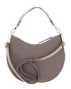 COCCINELLE Sunup Shoulder Bag Warm Taupe / Rosette
