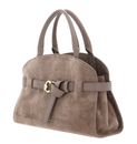 COCCINELLE Sabine Suede Bi Handbag Warm Taupe COCCINELLE Sabine Suede Bi Handbag Warm Taupe