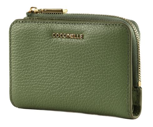 COCCINELLE Metallic Soft Wallet Greenery