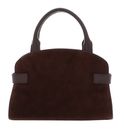 COCCINELLE Sabine Suede Bi Handbag Brunette