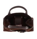 COCCINELLE Sabine Suede Bi Handbag Brunette