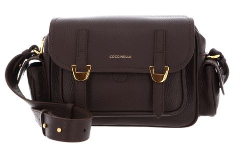 COCCINELLE Campus Handbag Grained Leather Brunette