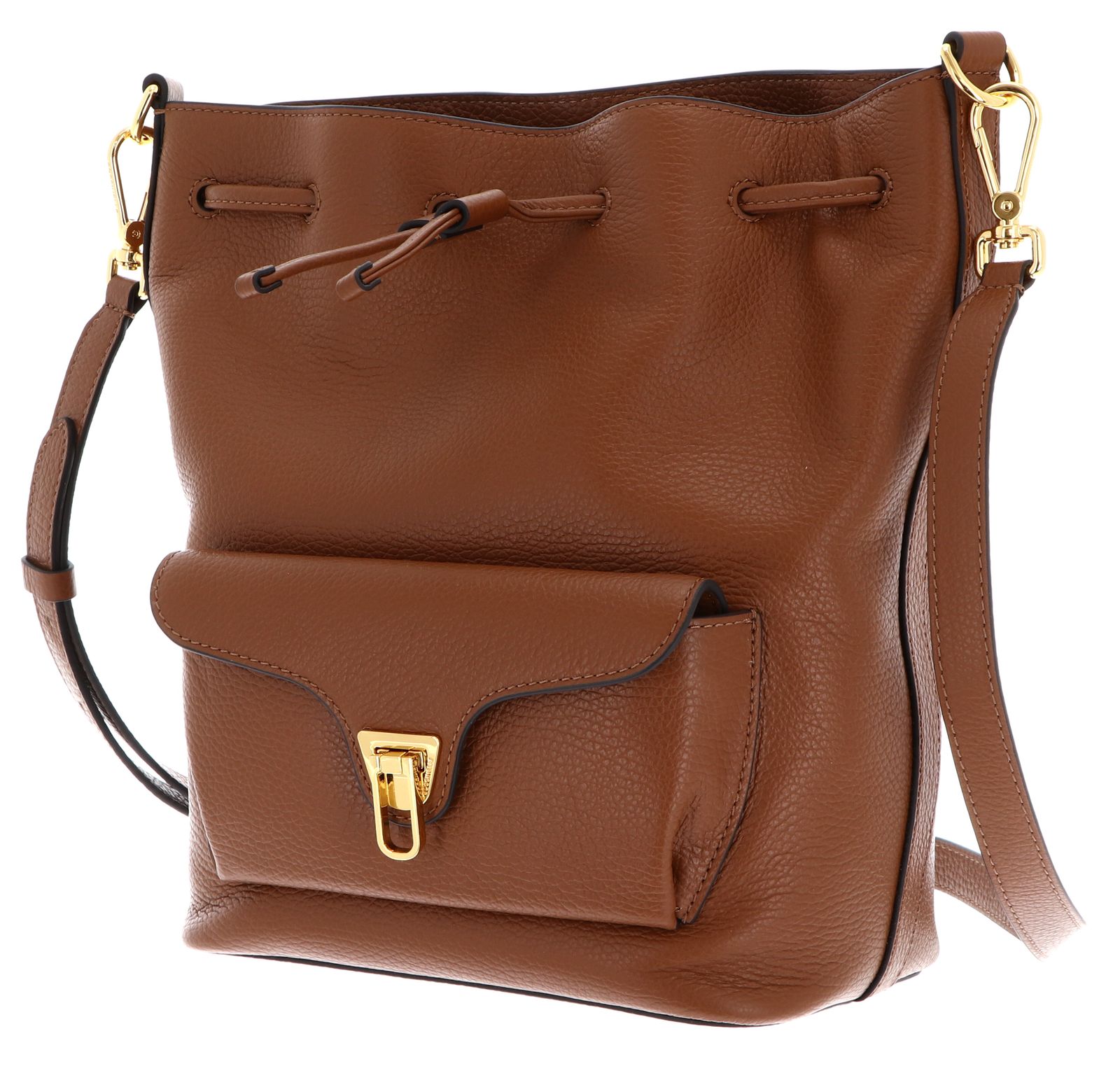 COCCINELLE Beat Generatio Bucket Bag Cognac COCCINELLE Beat Generatio Bucket Bag Cognac