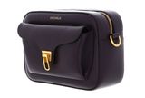 COCCINELLE Beat Soft Ribb Crossbody Bag Grained Leather Prune COCCINELLE Beat Soft Ribb Crossbody Bag Grained Leather Prune