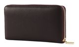 COCCINELLE Metallic Soft Wallet Grained Leather Prune