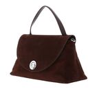 COCCINELLE Nikla Suede Bim Handbag Brunette COCCINELLE Nikla Suede Bim Handbag Brunette