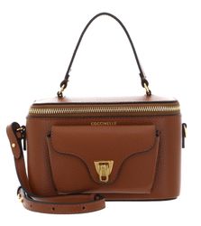 ショルダーバッグ・ポシェット COCCINELLE DOUBLE BEAT SHOULDER BAG Coccinelle Double Beat top-handle Tote Bag | Green | FARFETCH