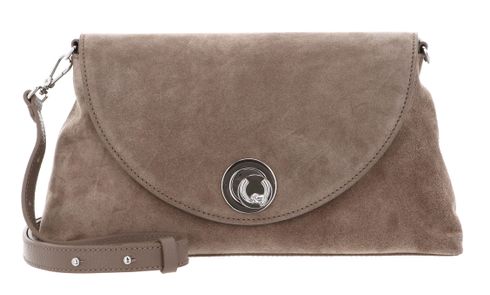 COCCINELLE Nikla Suede Bim Handbag Warm Taupe