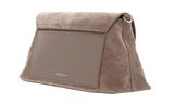 COCCINELLE Nikla Suede Bim Handbag Warm Taupe