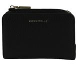 COCCINELLE Metallic Soft Wallet Noir COCCINELLE Metallic Soft Wallet Noir