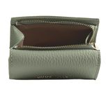 COCCINELLE Metallic Soft Wallet Grained Leather Snow COCCINELLE Metallic Soft Wallet Grained Leather Snow