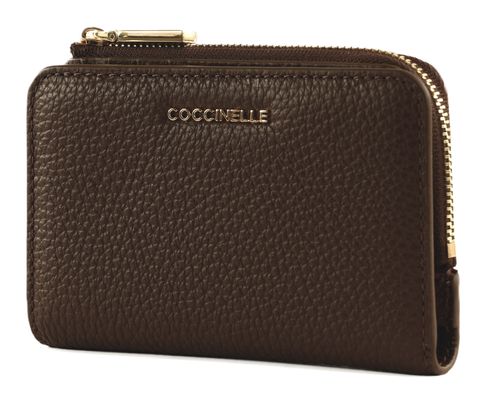 COCCINELLE Metallic Soft Wallet Brunette