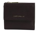 COCCINELLE Metallic Soft Wallet Grained Leather Prune COCCINELLE Metallic Soft Wallet Grained Leather Prune