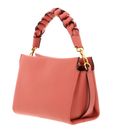 COCCINELLE Boheme Grana Double Crossbody Double Grainy Leather Pink Clay / Brunette COCCINELLE Boheme Grana Double Crossbody Double Grainy Leather Pink Clay / Brunette