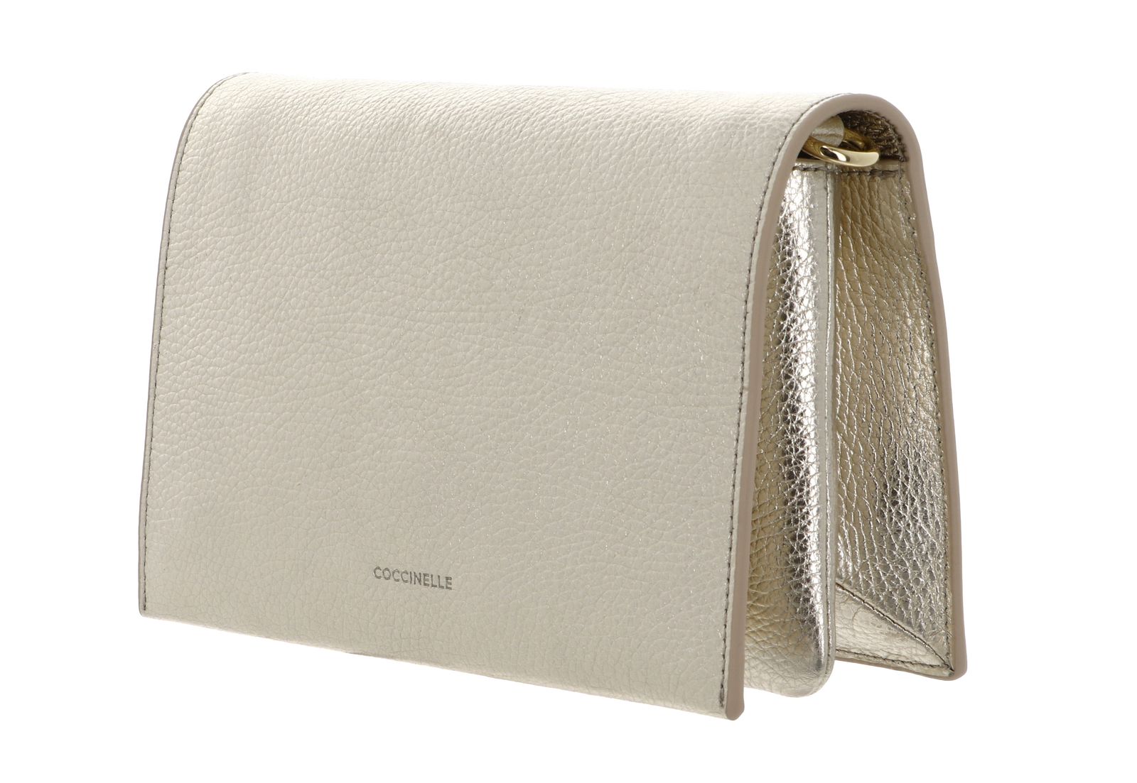 COCCINELLE Dandy Mini Bag Pale Gold COCCINELLE Dandy Mini Bag Pale Gold