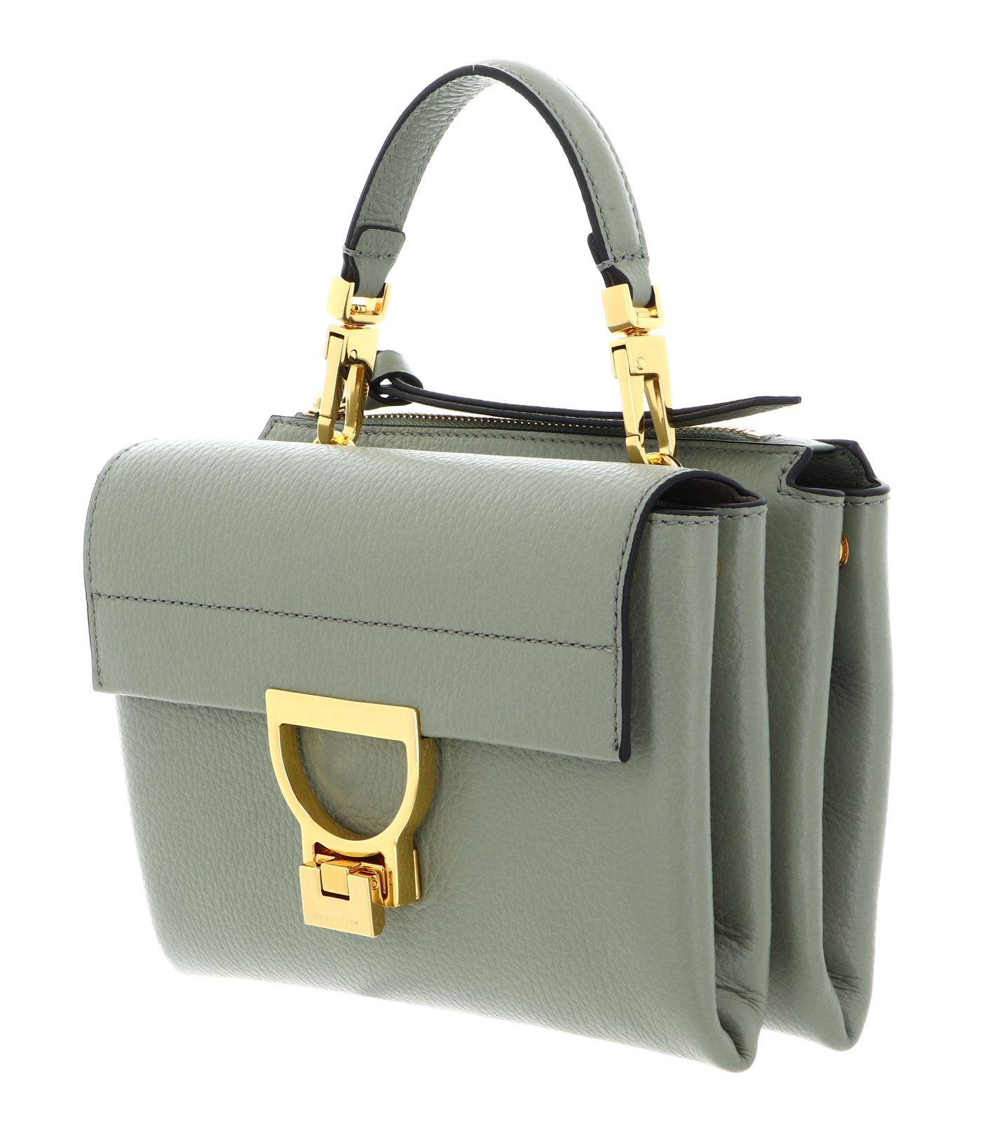 COCCINELLE Arlettis Handbag Grainy Leather Greenery COCCINELLE Arlettis Handbag Grainy Leather Greenery