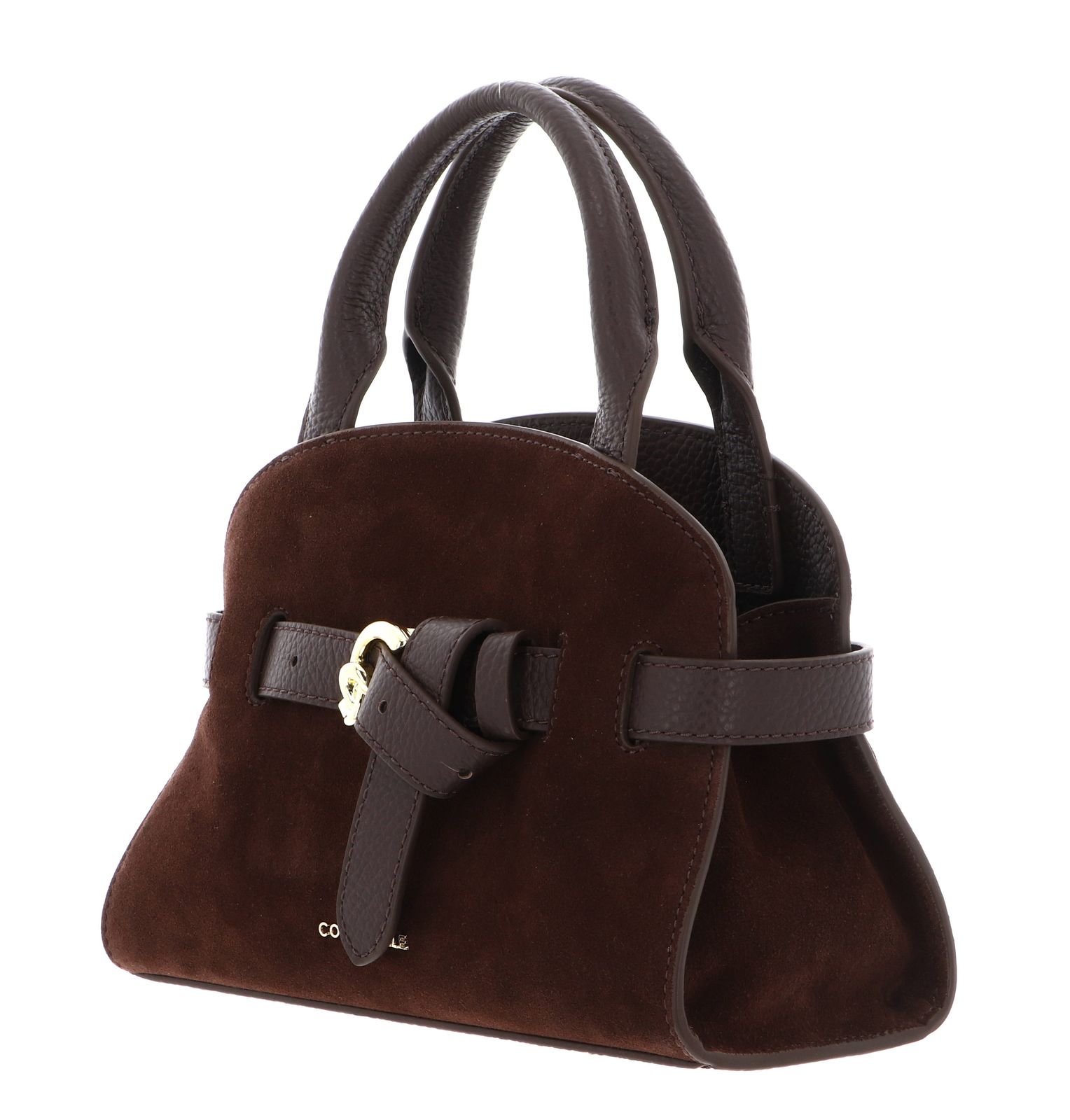 COCCINELLE Sabine Suede Bi Handbag Brunette COCCINELLE Sabine Suede Bi Handbag Brunette