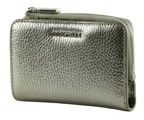 COCCINELLE Metallic Soft Wallet Steel