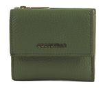 COCCINELLE Metallic Soft Wallet Grained Leather Greenery COCCINELLE Metallic Soft Wallet Grained Leather Greenery