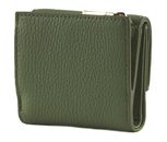 COCCINELLE Metallic Soft Wallet Grained Leather Greenery COCCINELLE Metallic Soft Wallet Grained Leather Greenery