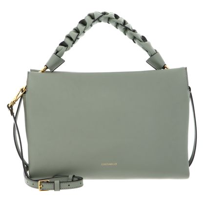 COCCINELLE Boheme Grana Double Hand Bag Greenery / Rosette