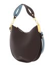 COCCINELLE Sunup Shoulder Bag Brunette / Arctic Blue COCCINELLE Sunup Shoulder Bag Brunette / Arctic Blue