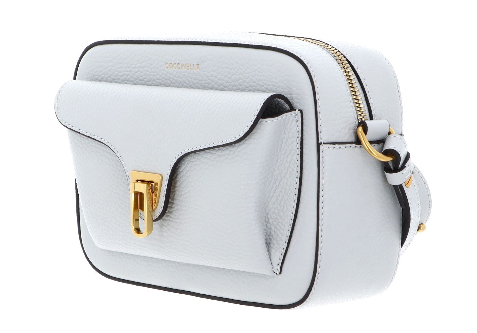 COCCINELLE Beat Soft Camera Bag Snow COCCINELLE Beat Soft Camera Bag Snow