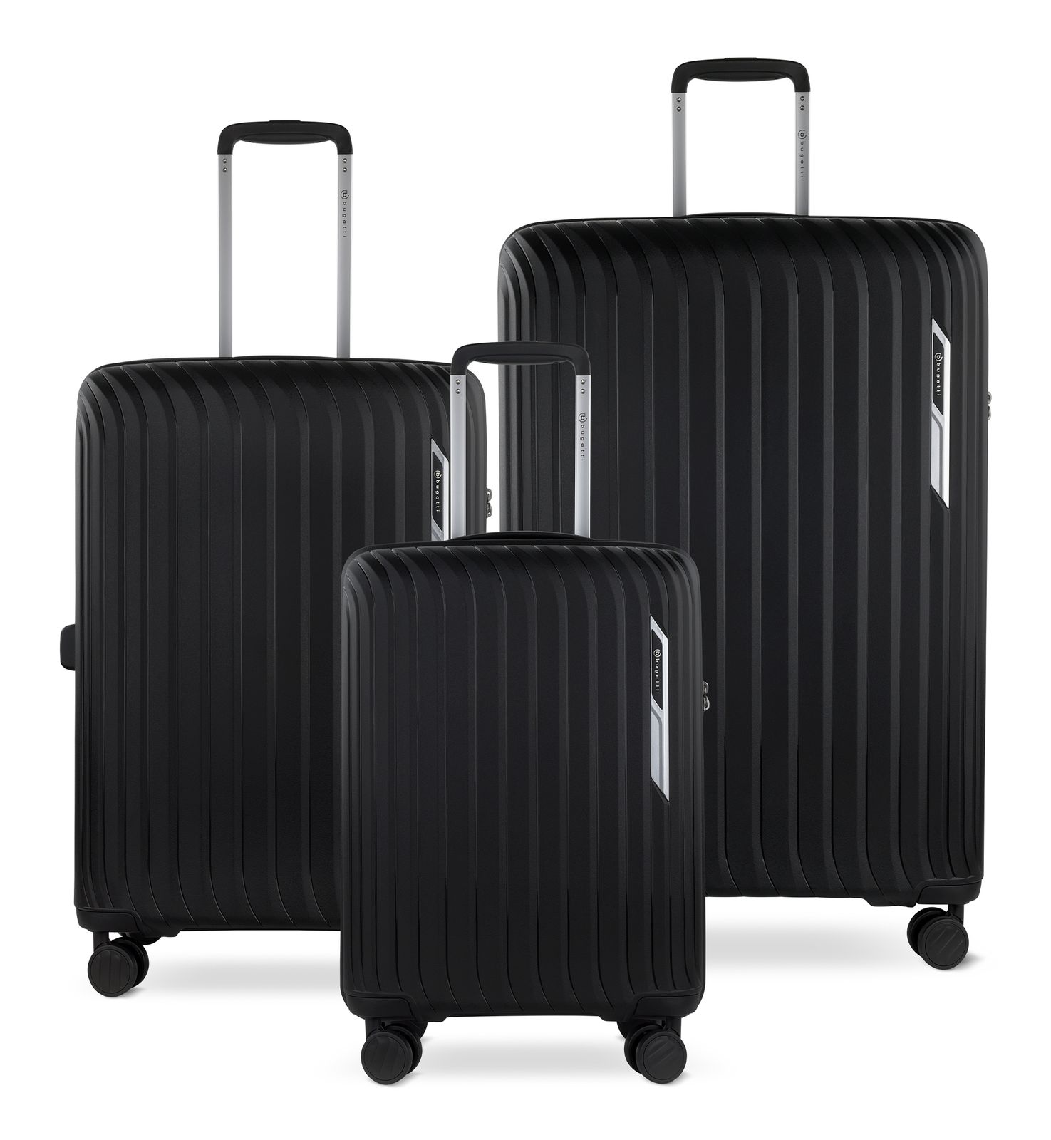 bugatti Hera Hard Case Trolley S / M / L Black bugatti Hera Hard Case Trolley S / M / L Black