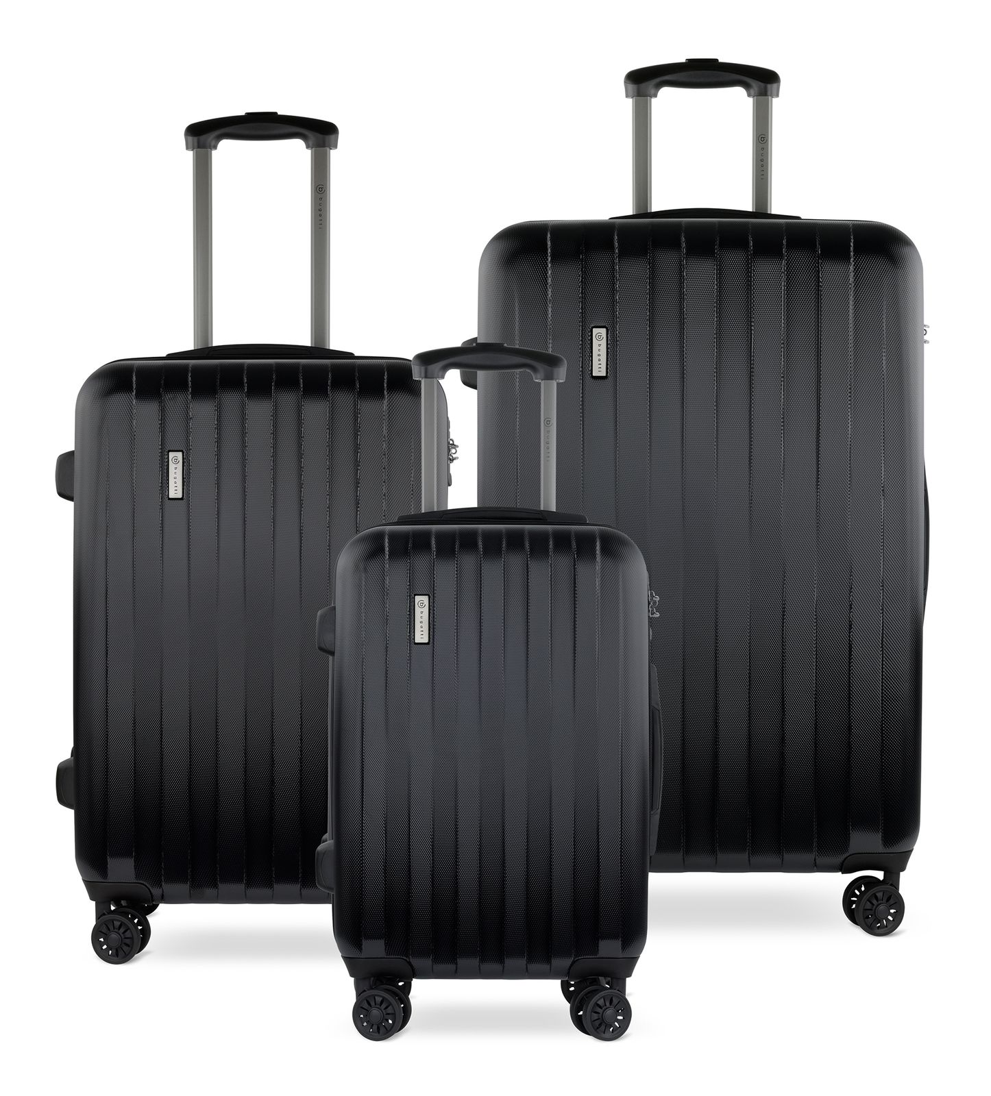 bugatti Lima 2.0 Hard Case Trolley S / M / L Black bugatti Lima 2.0 Hard Case Trolley S / M / L Black