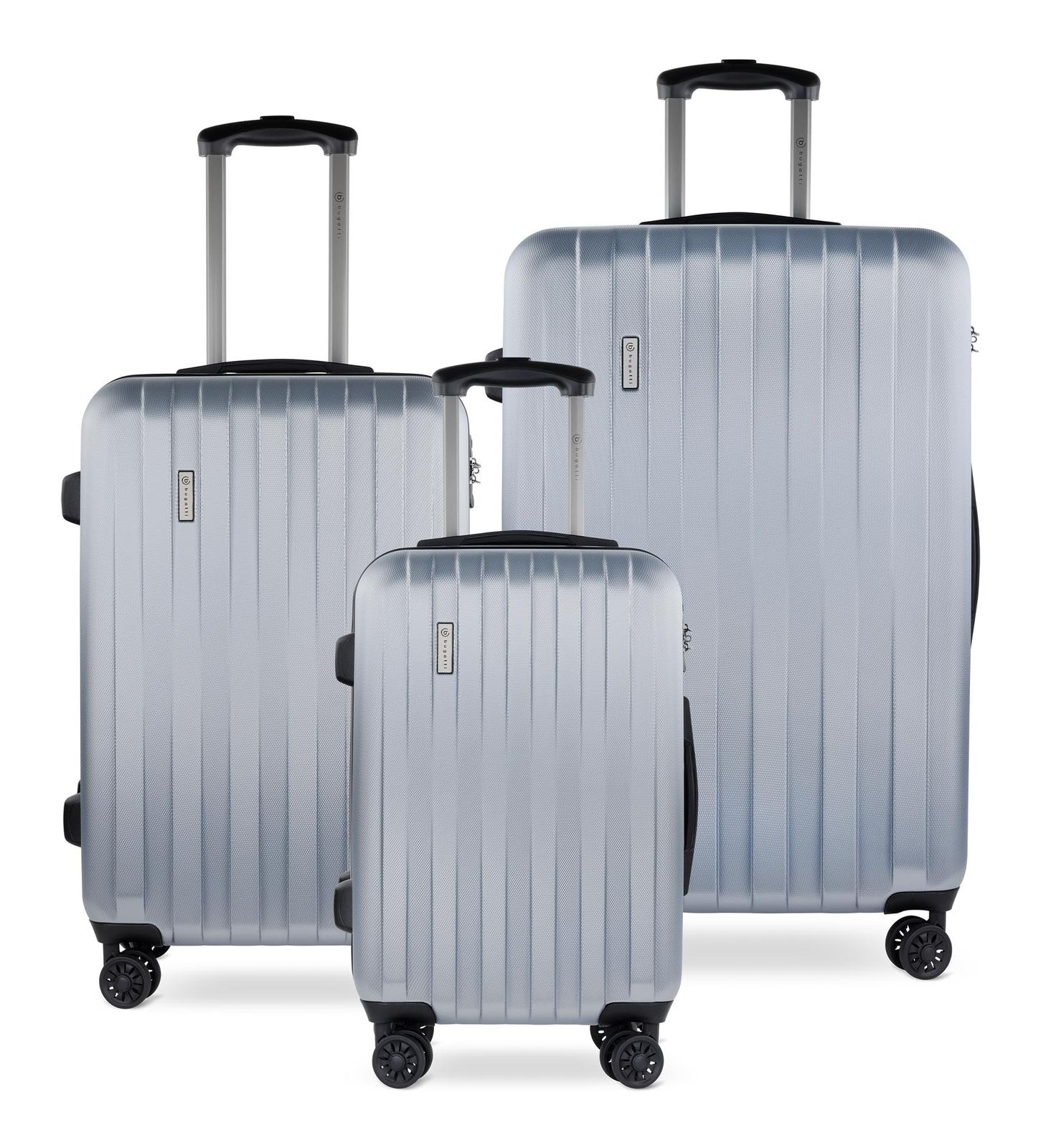 bugatti Lima 2.0 Hard Case Trolley S / M / L Silver bugatti Lima 2.0 Hard Case Trolley S / M / L Silver