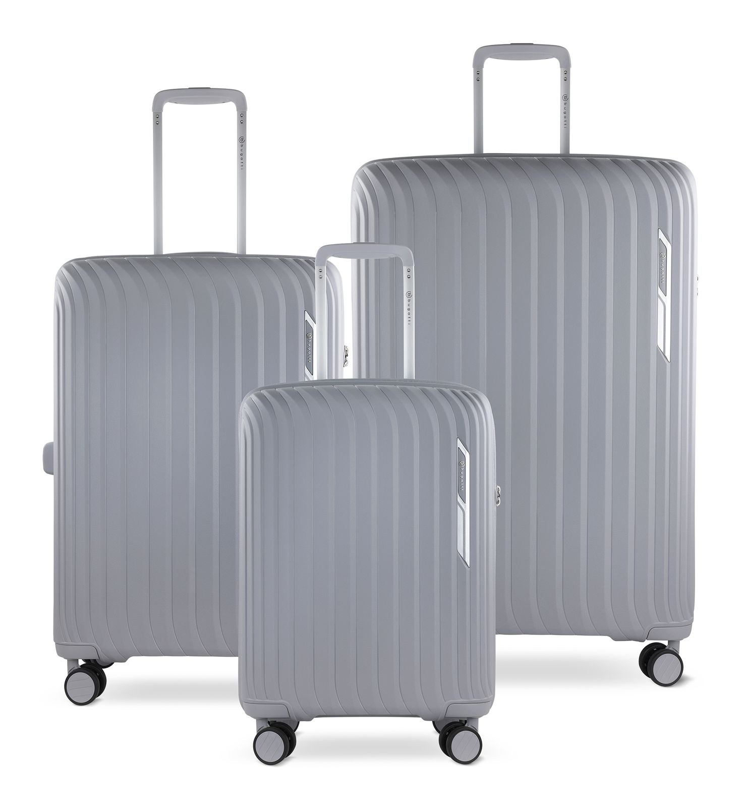 bugatti Hera Hard Case Trolley S / M / L Light Grey bugatti Hera Hard Case Trolley S / M / L Light Grey