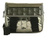 LACOSTE The Blend Messenger Bag Silver Black LACOSTE The Blend Messenger Bag Silver Black