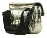 LACOSTE The Blend Messenger Bag Silver Black LACOSTE The Blend Messenger Bag Silver Black