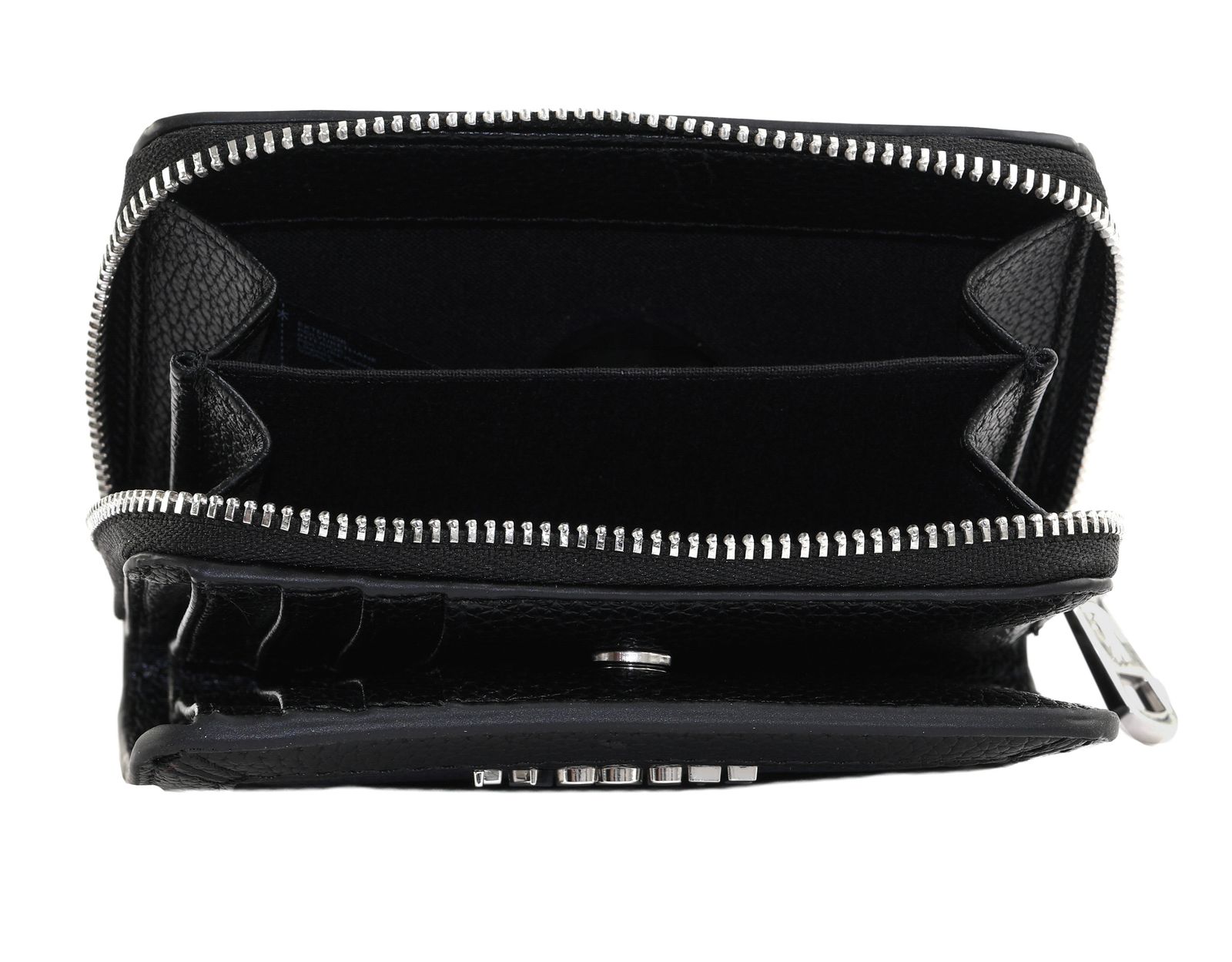 LACOSTE Compact Zip Wallet Noir LACOSTE Compact Zip Wallet Noir
