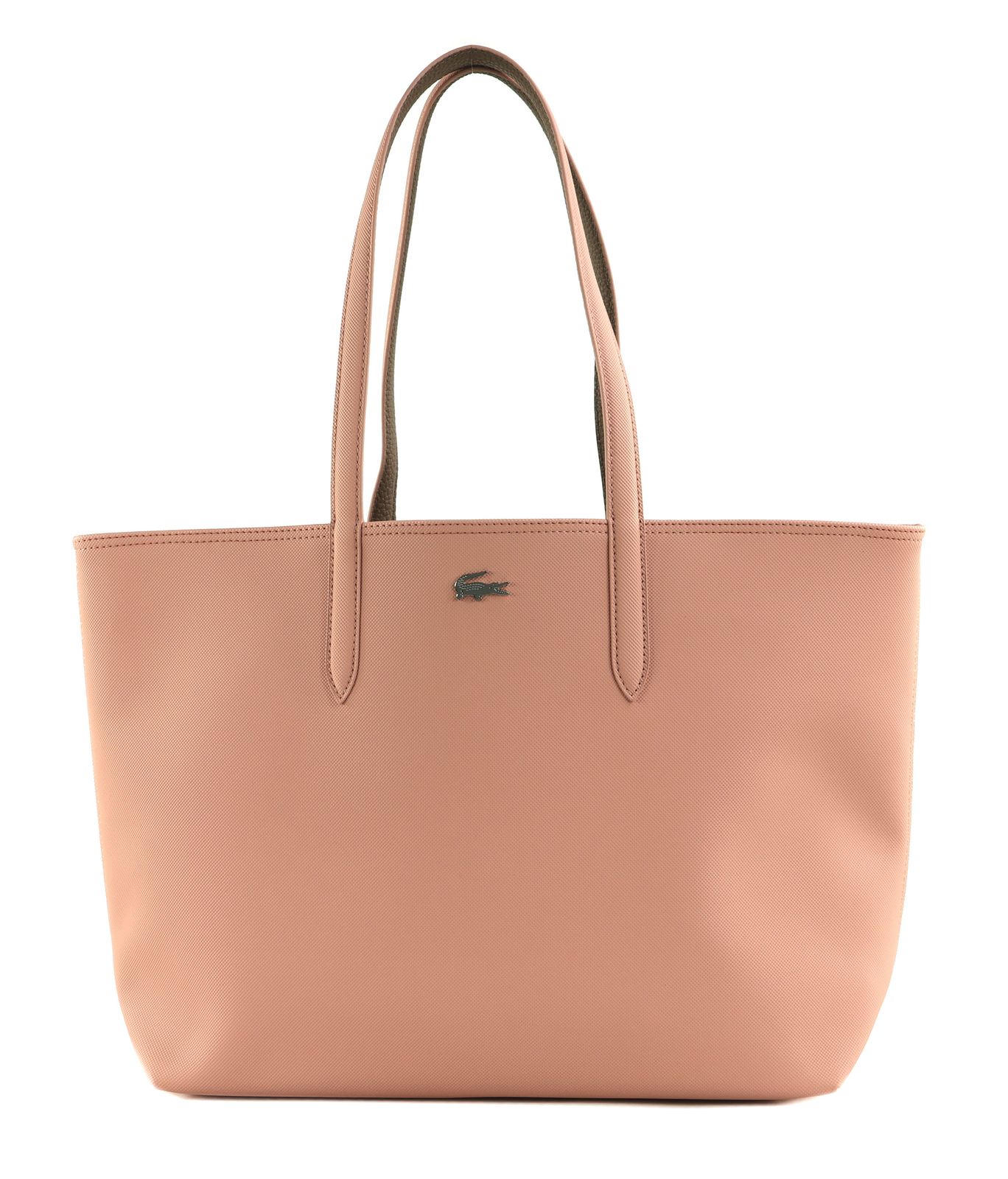 LACOSTE Anna Shopping Bag Rose Tan Antler LACOSTE Anna Shopping Bag Rose Tan Antler